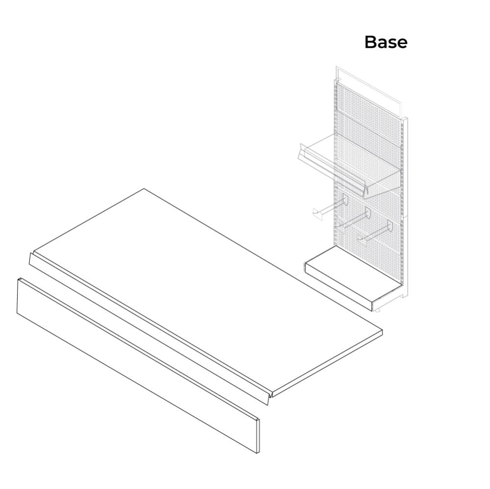 Base completa para expositor 00030