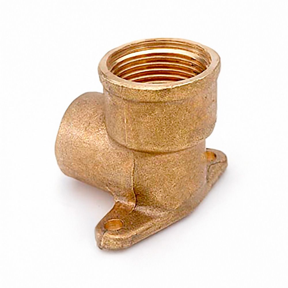 Codo mural 472 1/2" x 18 mm latón