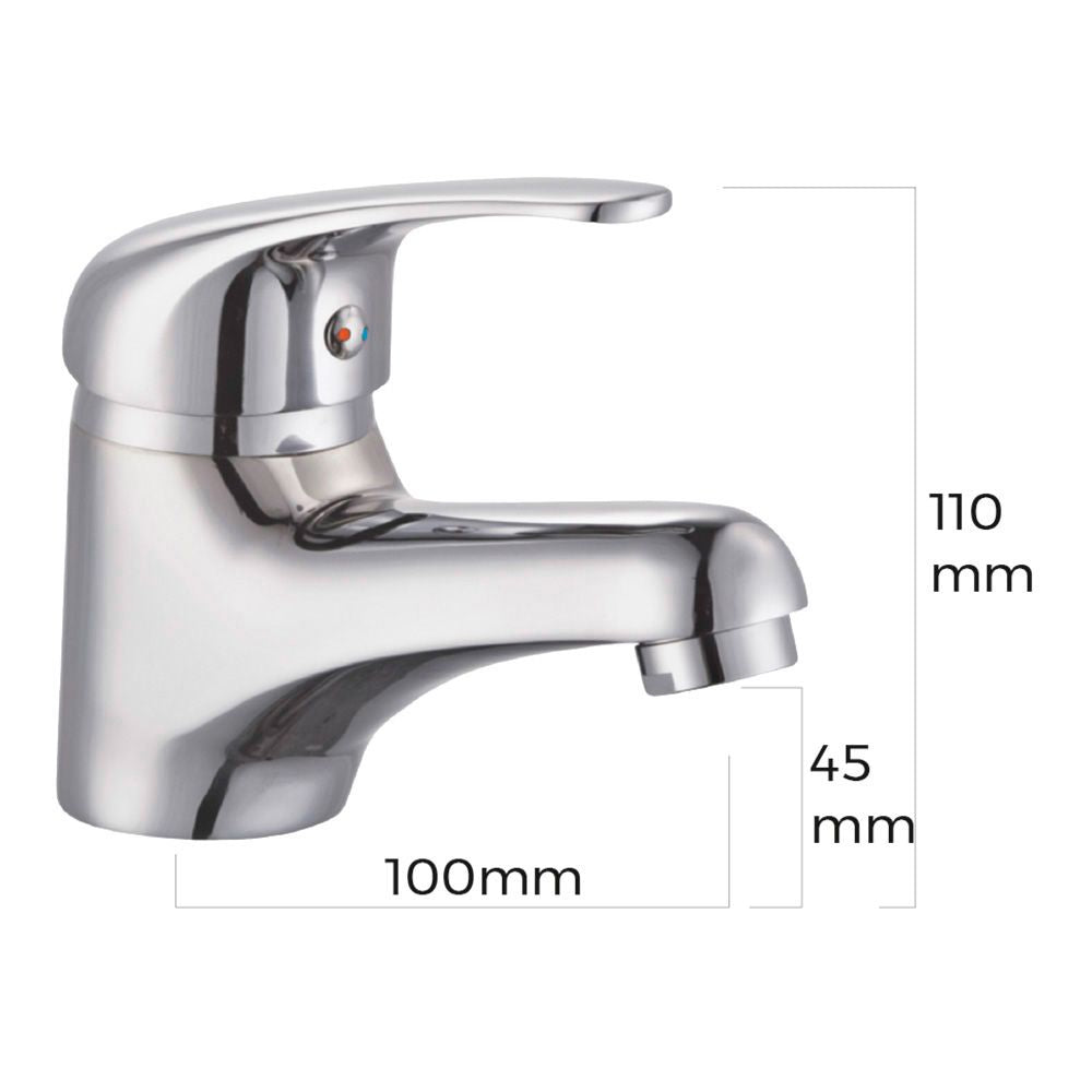 Grifo monomando de lavabo serie saona