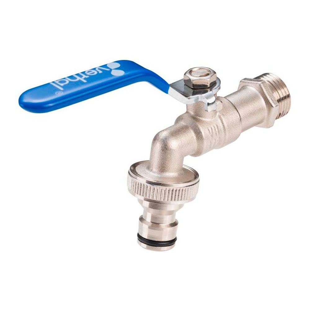 Grifo esfera, racor rápido, ½ - ¾ pulg