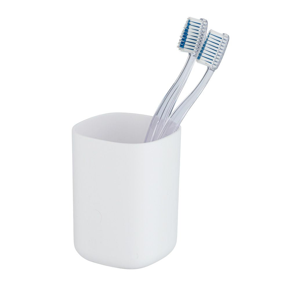 Vaso para cepillo de dientes davos blanco mate