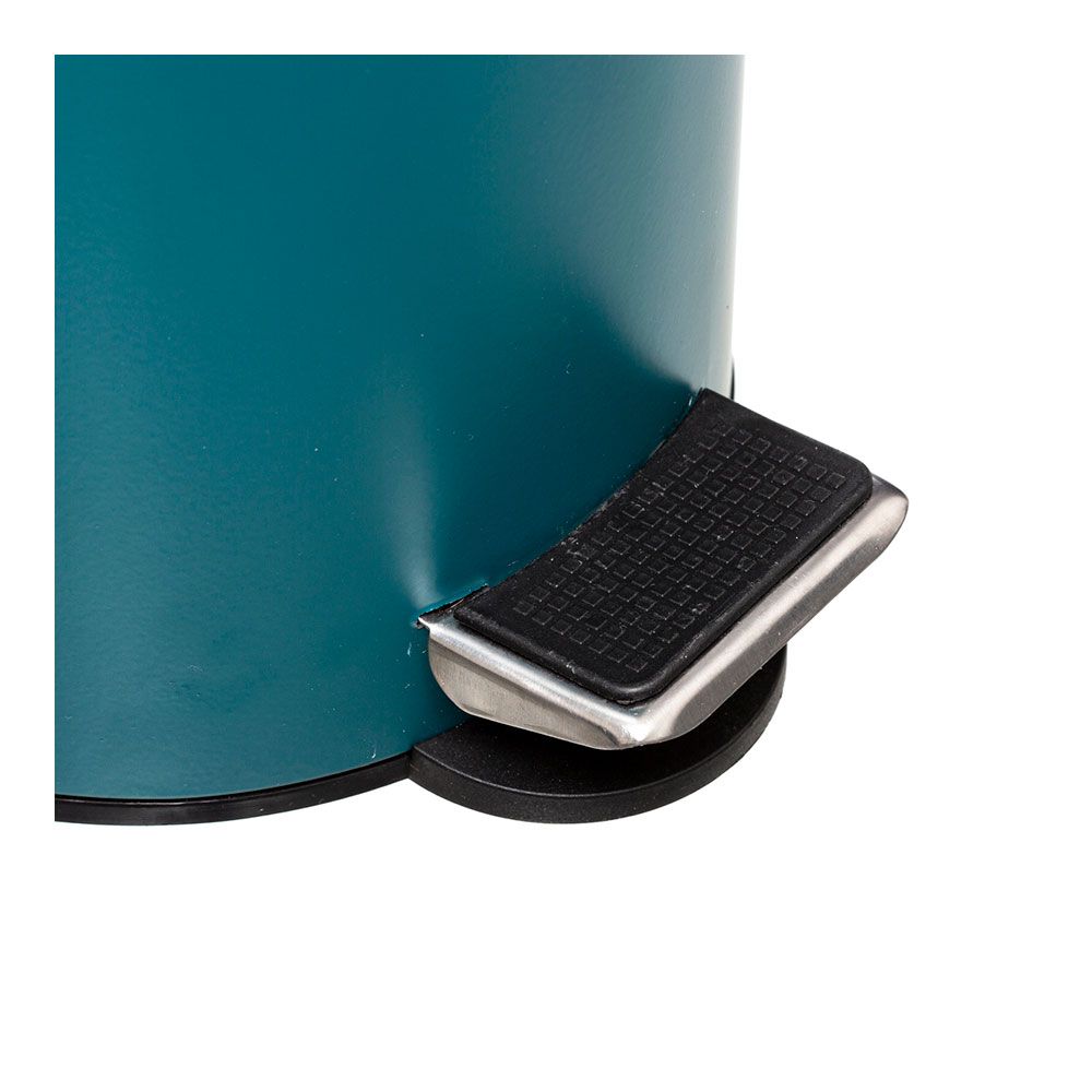 Papelera pedal verde petrol 3 l