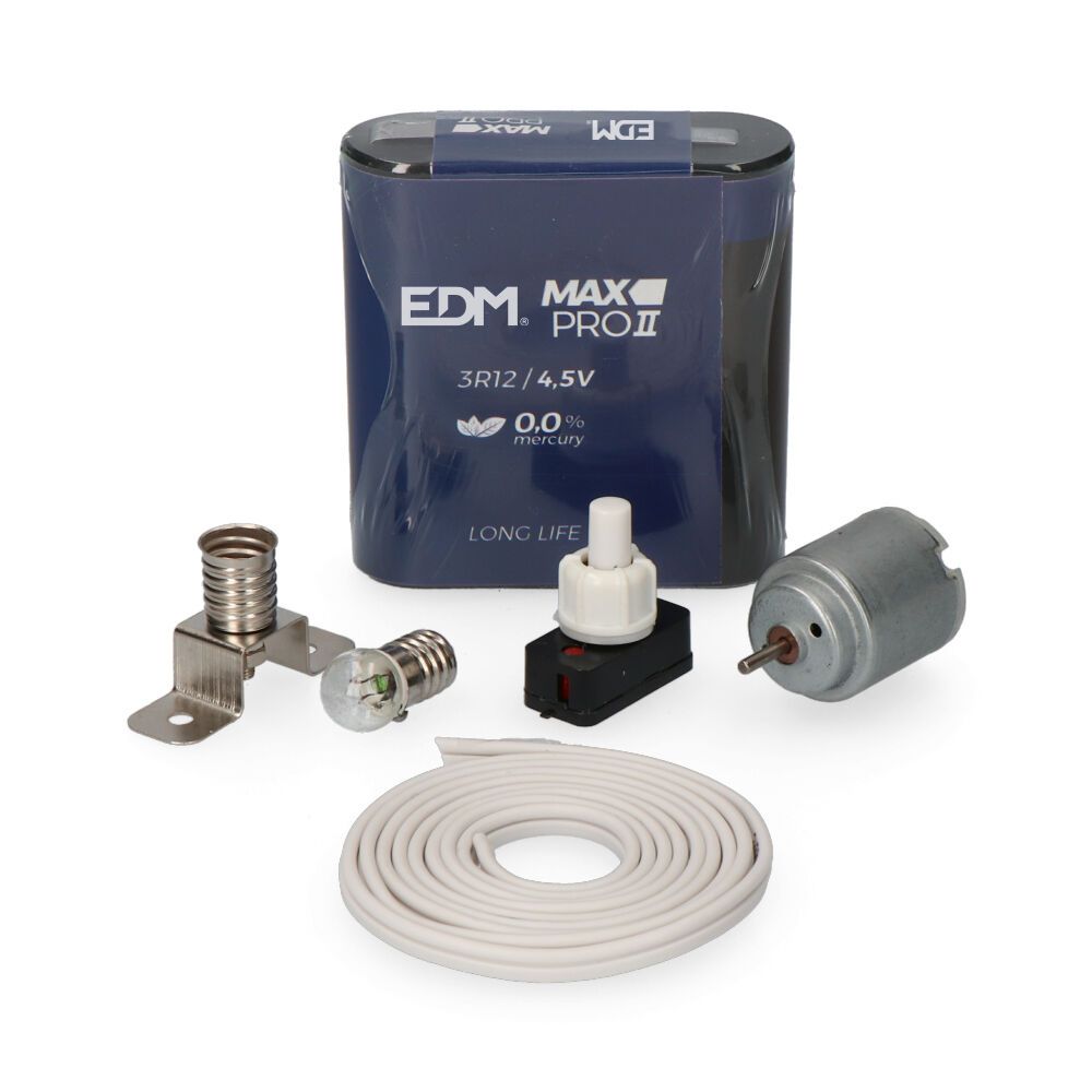 Kit manualidades con motor. referencias que contiene: 45007 + 11201 + 38505 + 44022 + 36511+ 02002 edm
