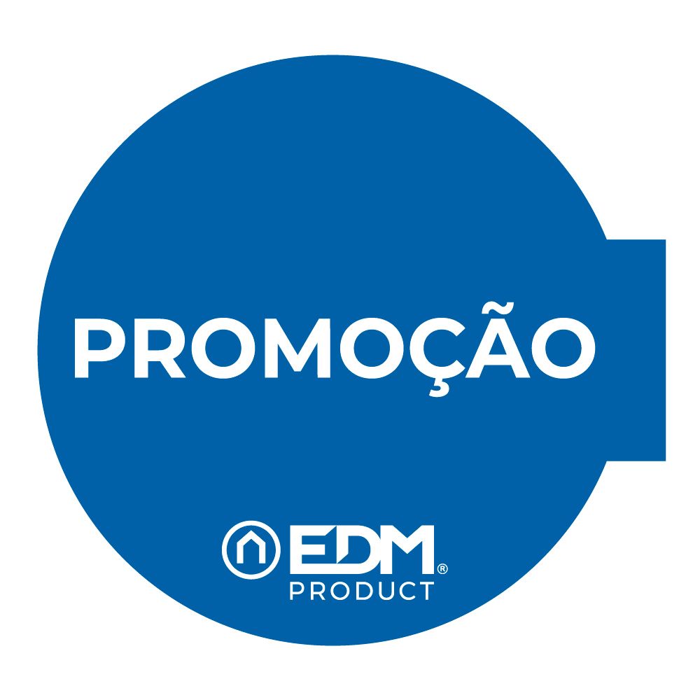 Display promoción módulo portugués "promoção" edm ø 20cm. contiene soporte adhesivo 02942.