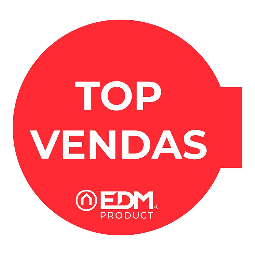 Display promoción módulo portugués "top ventas" edm ø 20cm. contiene soporte adhesivo 02942.