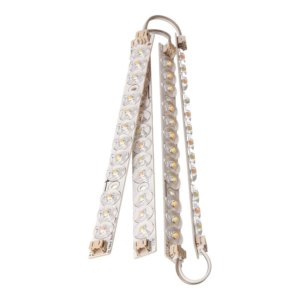 Cuatro tiras led recambio apliques redondo y cuadrado 24 w cct 32576, 32579