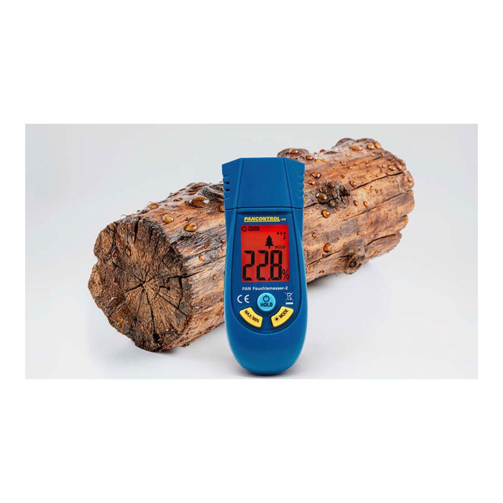 Medidor de humedad para madera, materiales de construcción y papel