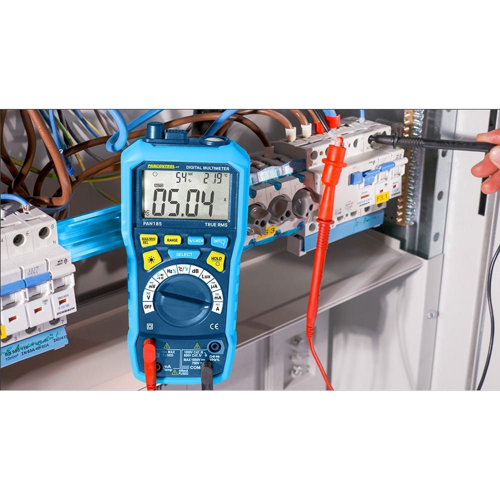 Multímetro digital 5 en 1, cat iii 1000v / 600v. true - rms
