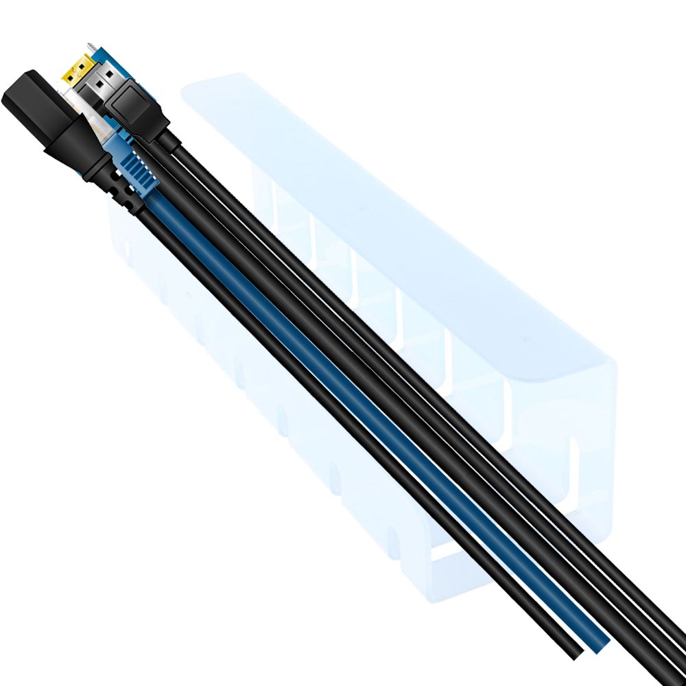 Pasacables de metacrilato para escritorio