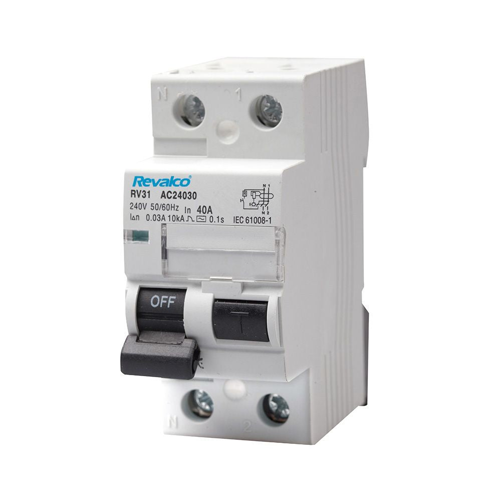 Interruptor diferencial 2 polos revalco 25a