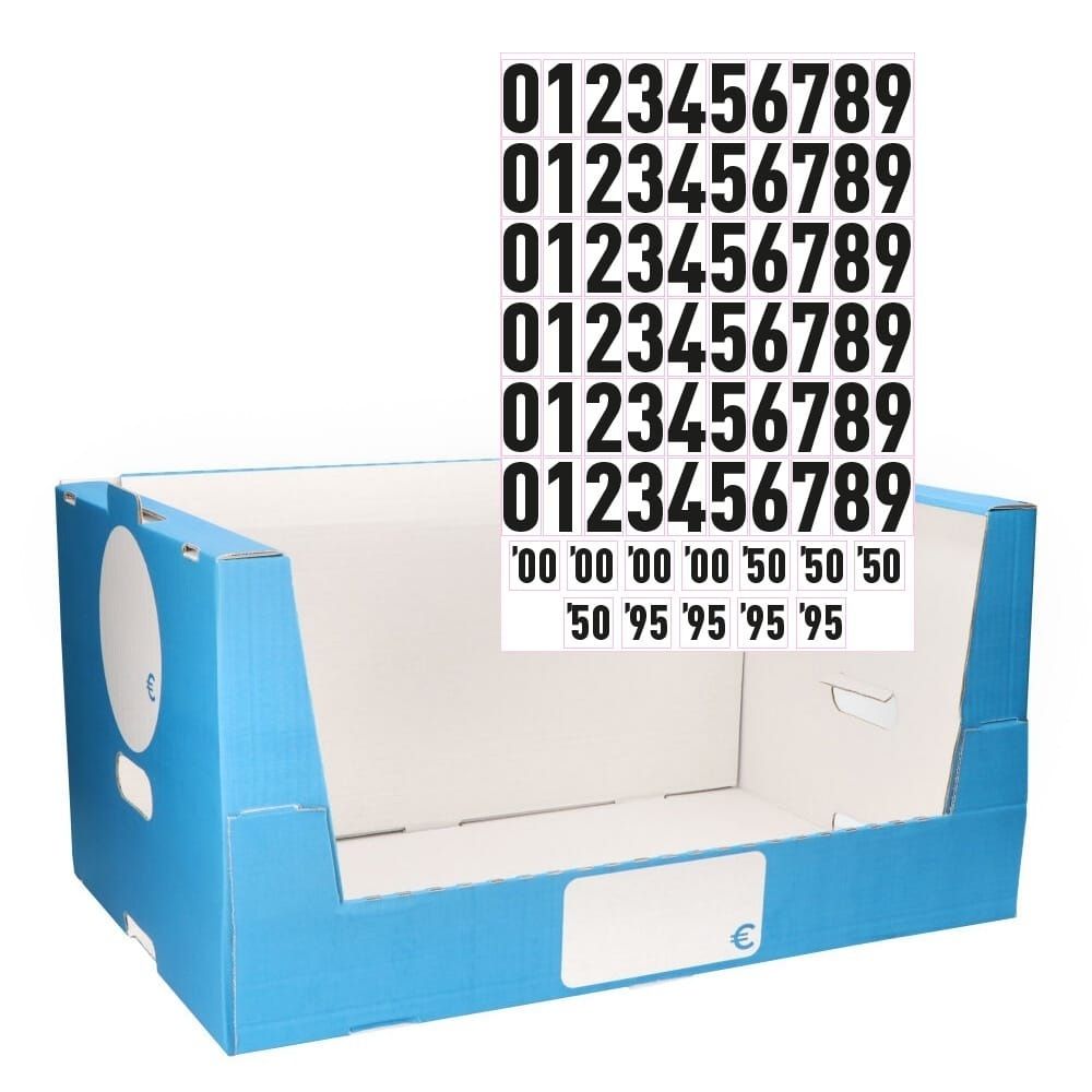 Caja de cartón apilable abierta 590 x 390 x 300 mm edm