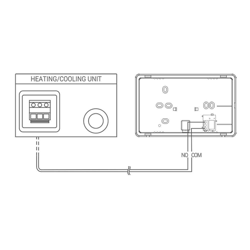 Termostato digital con programación semanal, negro