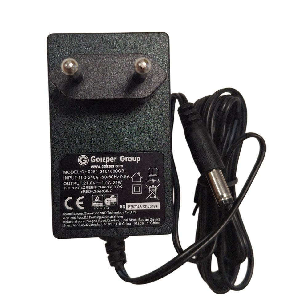Cargador 21v recambio para 70660