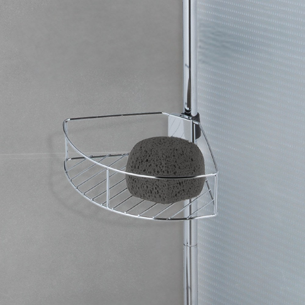 Rinconera telescópica de acero inoxidable, dolcedo, 31 x 23 x 65 - 275 cm