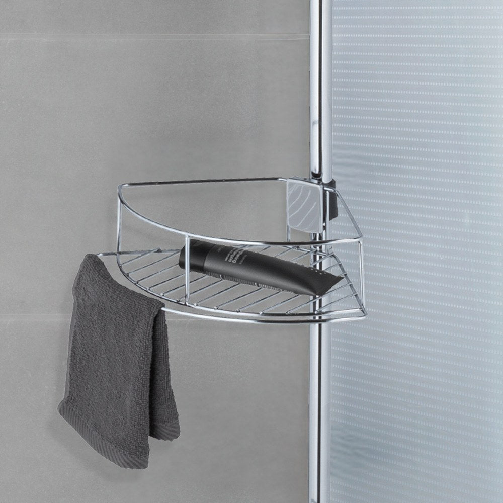 Rinconera telescópica de acero inoxidable, dolcedo, 31 x 23 x 65 - 275 cm