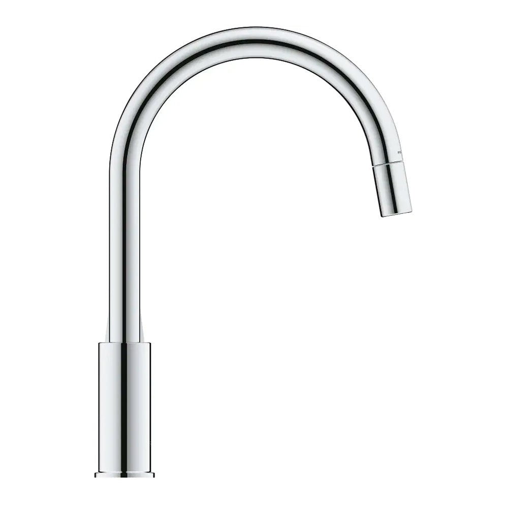 Grifo monomando de cocina con caño alto extraible serie start edge