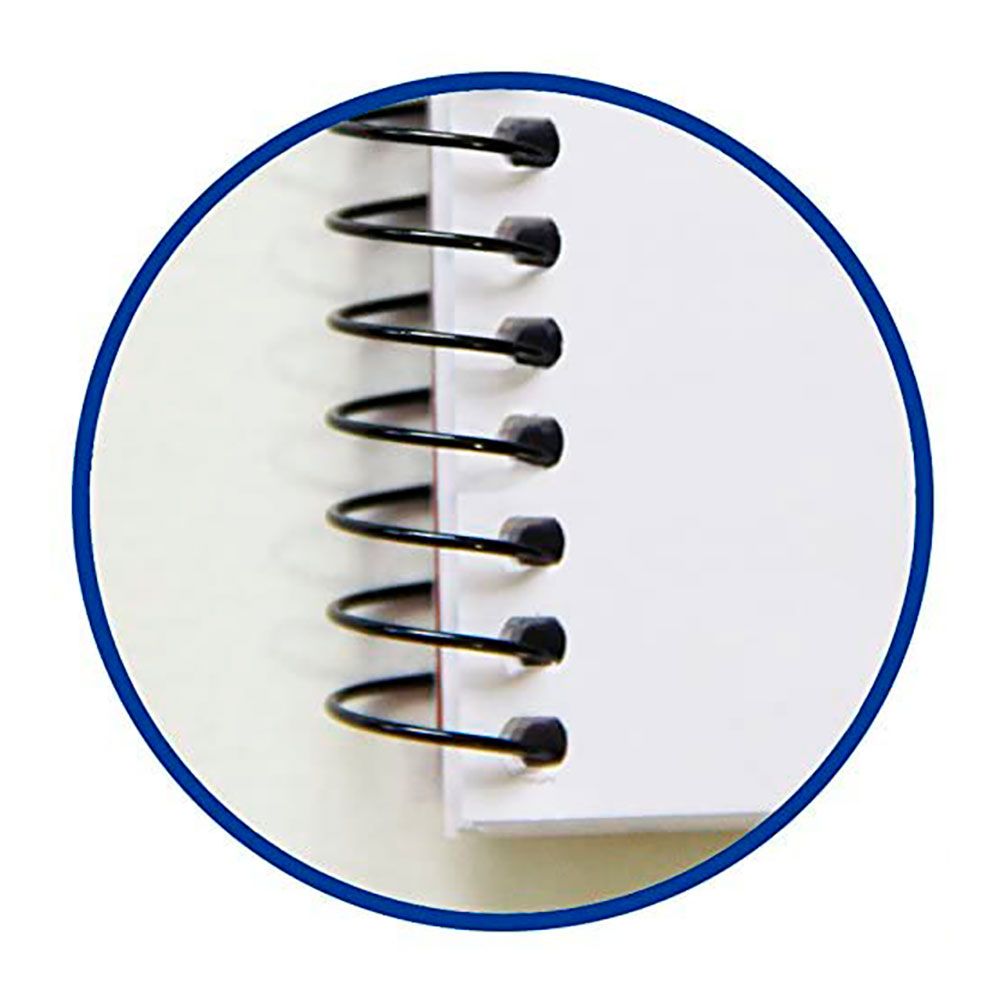 Cuaderno a5, con espiral, tapa blanda, 80 hojas cuadriculadas, colores surtidos