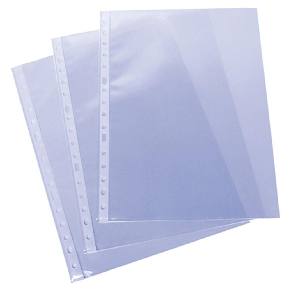 Fundas dina4 80 micras 11 multitaladros pack 100 uds