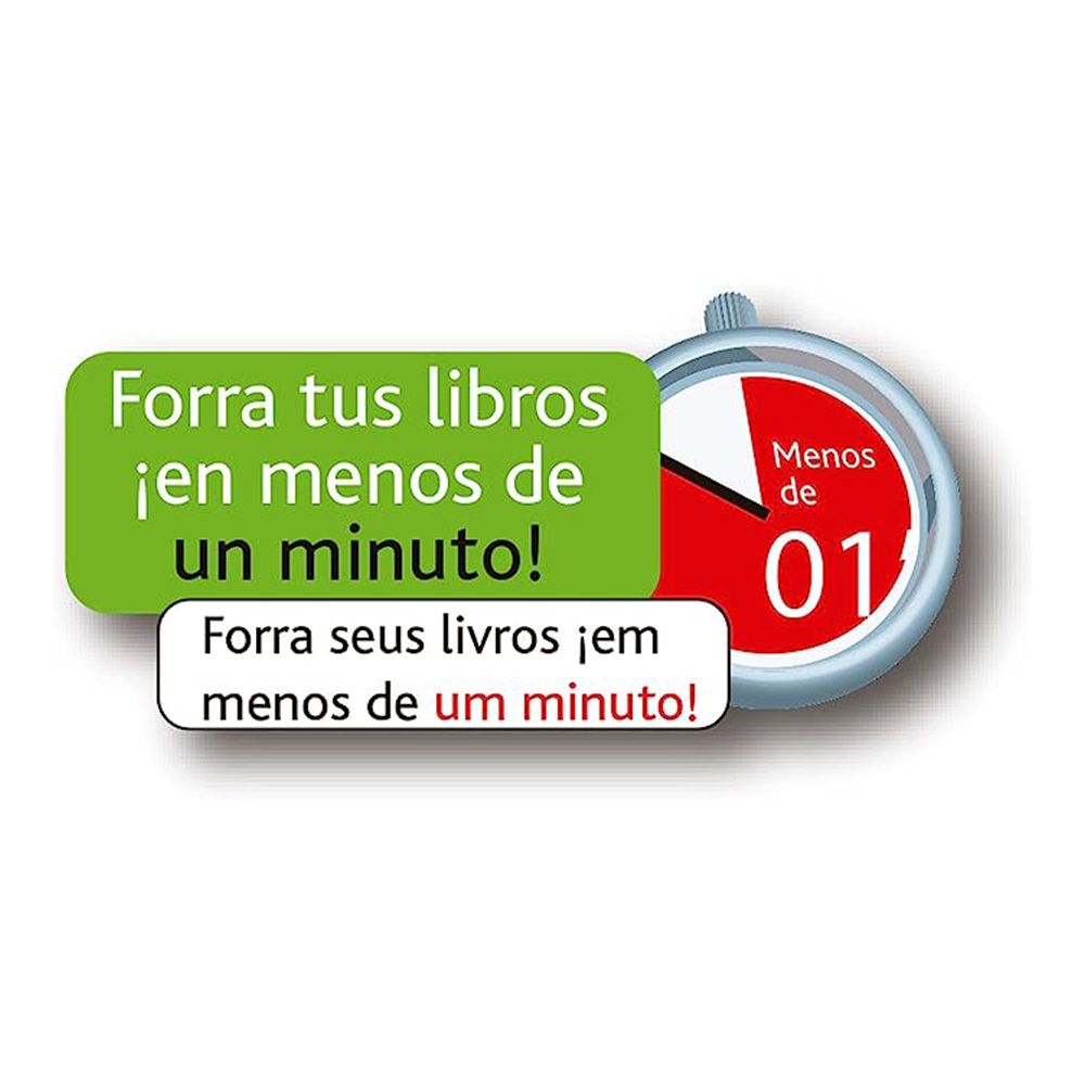 Forros para libros ajustables de pvc transparentes 290 x 530 mm, 5 uds