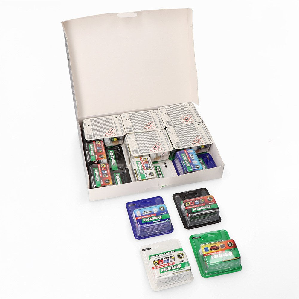 Caja mix epóxico profesional bi-componente en español