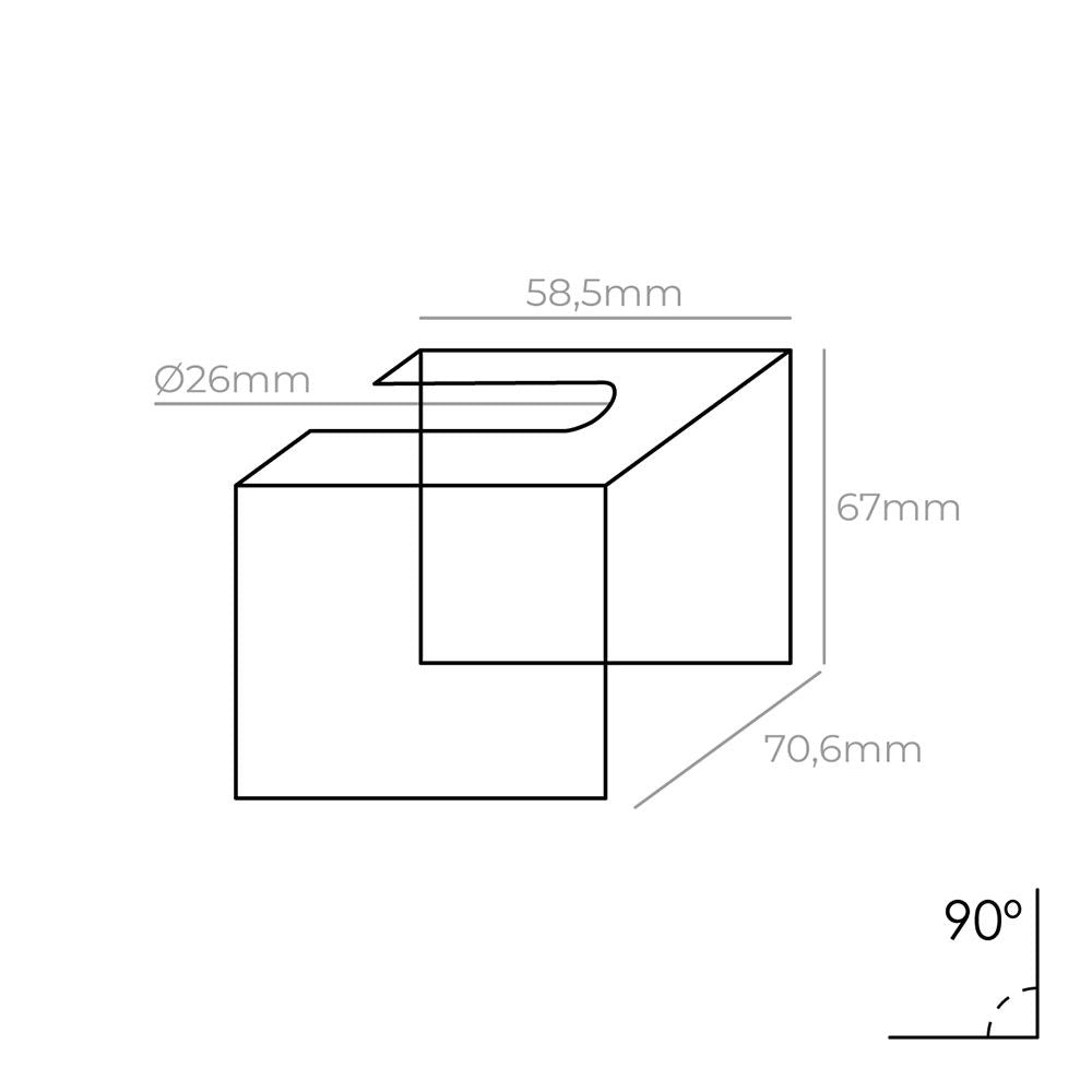 Expositor de metacrilato para artículos modelo a