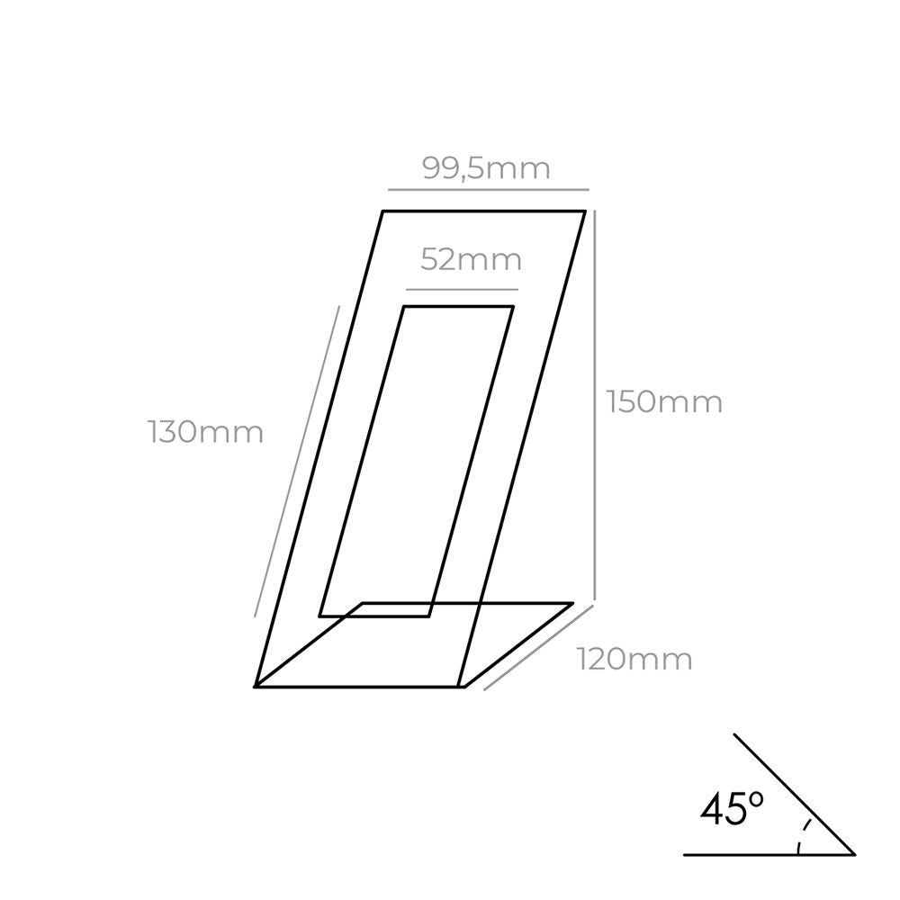 Expositor de metacrilato para artículos modelo c
