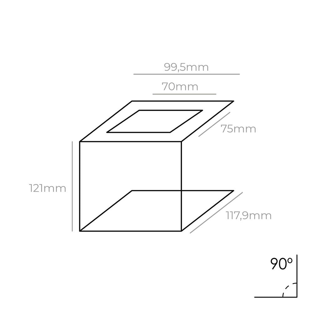 Expositor de metacrilato para artículos modelo d