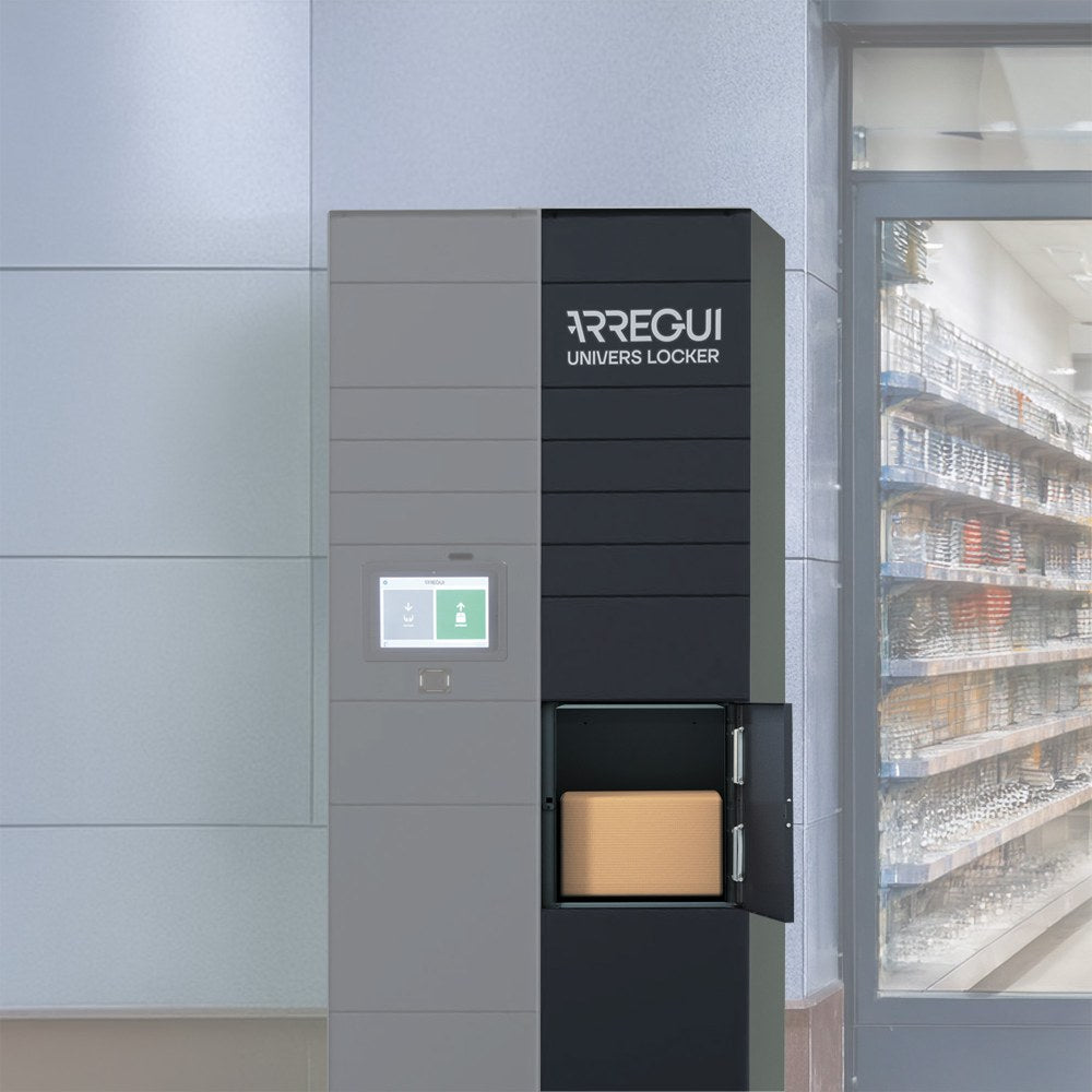 Módulo complementario de taquilla inteligente click&collect para comercios