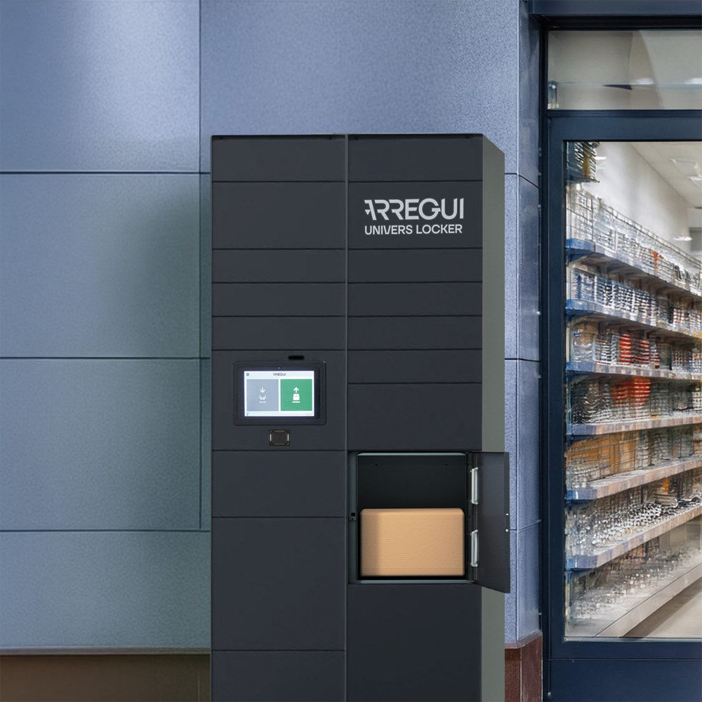 Módulo complementario de taquilla inteligente click&collect para comercios
