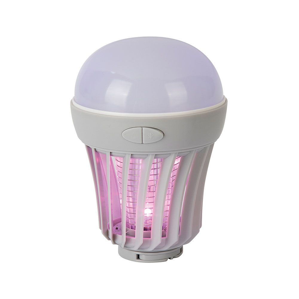 Atrapa mosquitos para interior/exterior y lámpara portátil, 25 m² - ø9,5 cm x 13,5 cm