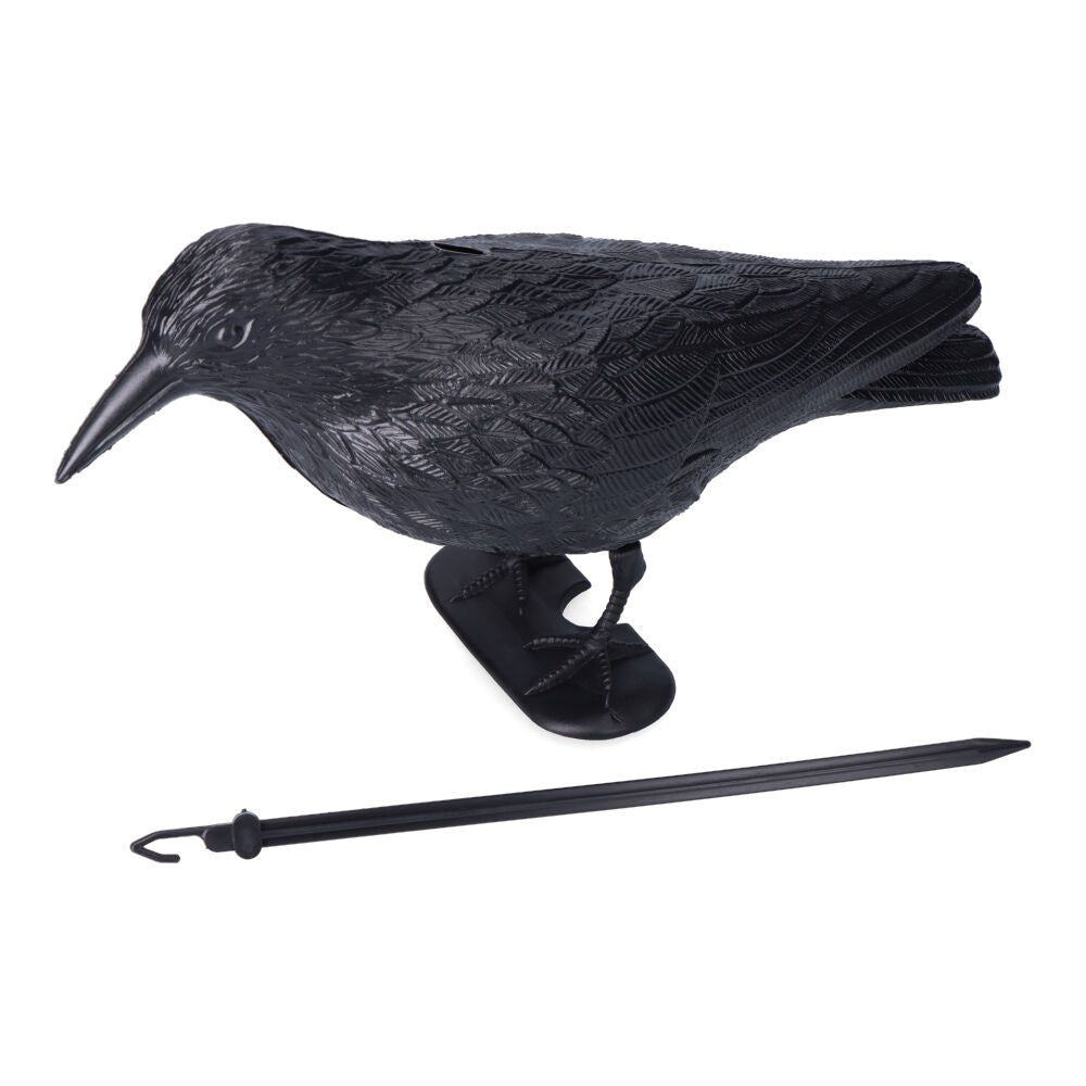 Cuervo ahuyenta pájaros 19 x 39 cm