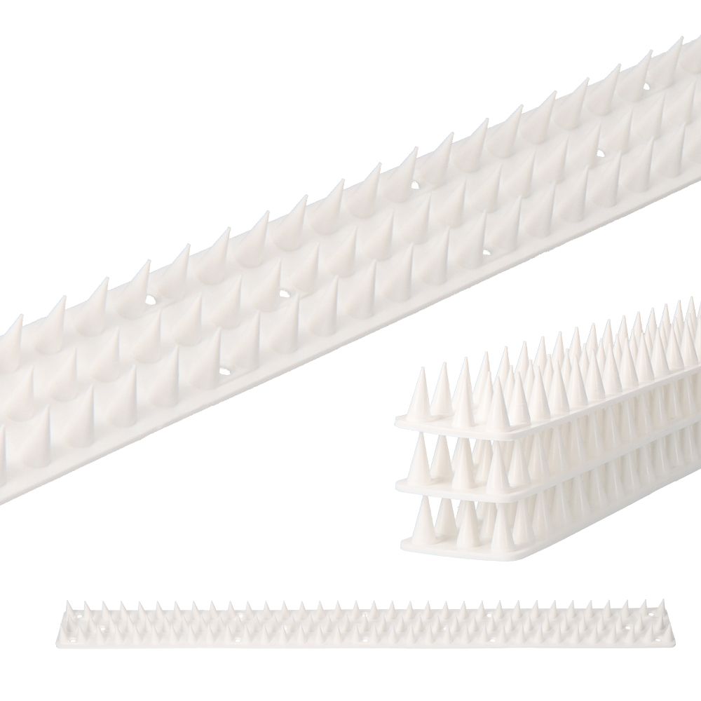 Disuasorio para gatos, pvc, color blanco - 50 cm, 6 uds