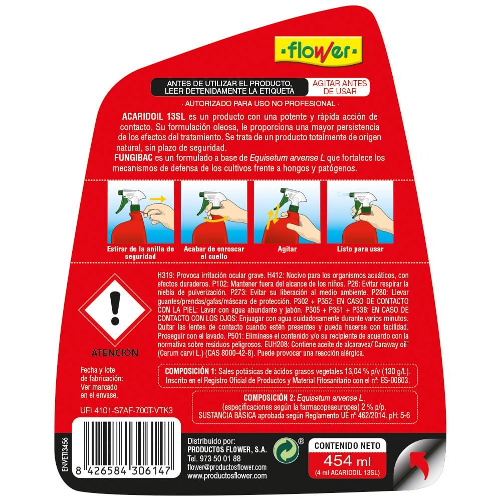 Insecticida triple acción, 450 ml