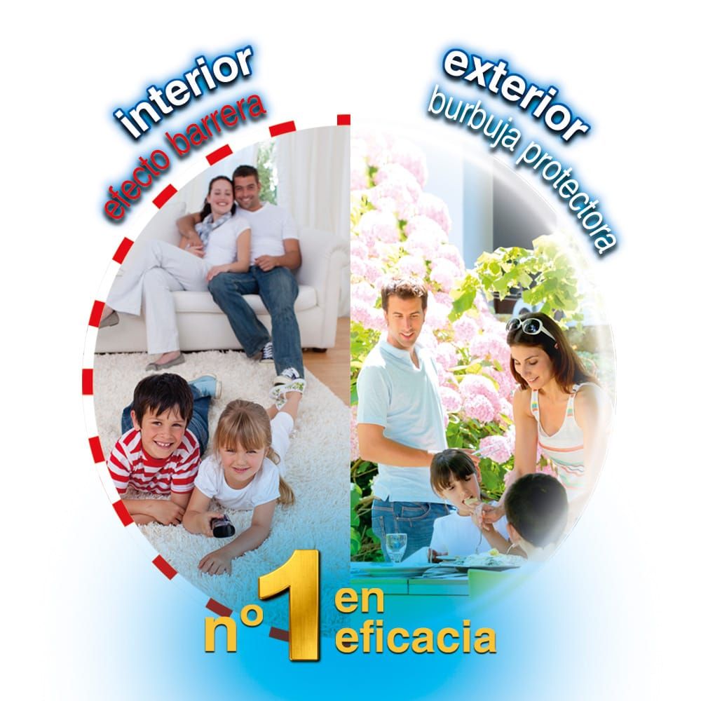 Insecticida barrera mosquitos, fin, para uso interior y exterior, 500 ml