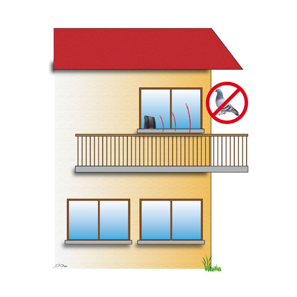 Ahuyentador sonoro de palomas