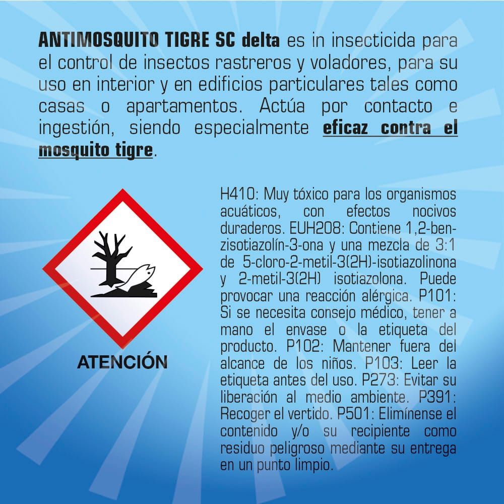 Insecticida mosquito tigre, fin, concentrado para diluir, 25 ml