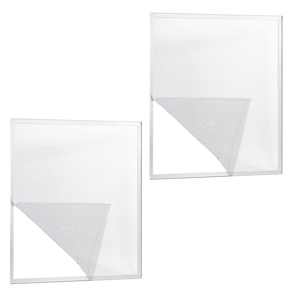 Mosquitera adhesiva, blanca, 120 x 240 cm, 2 piezas 65 x 240 cm