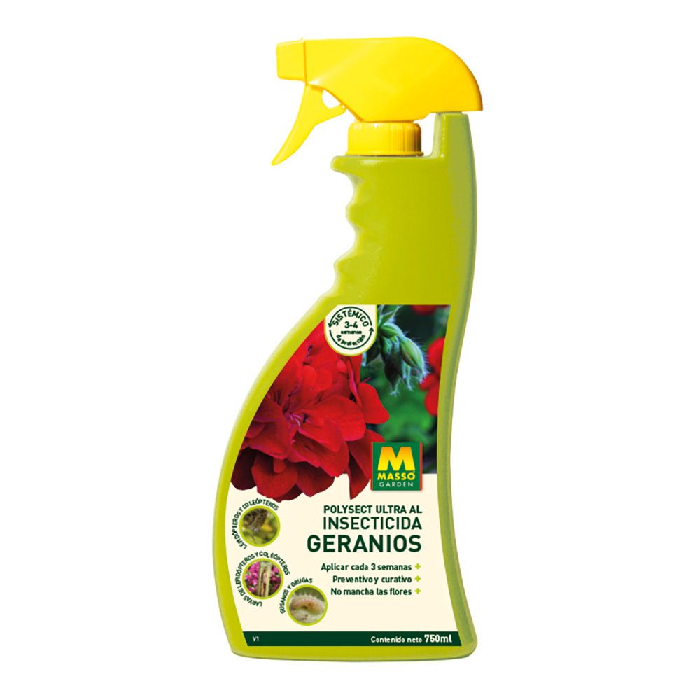 Insecticida sistémico para geranios, pistola pulverizadora, 750 ml