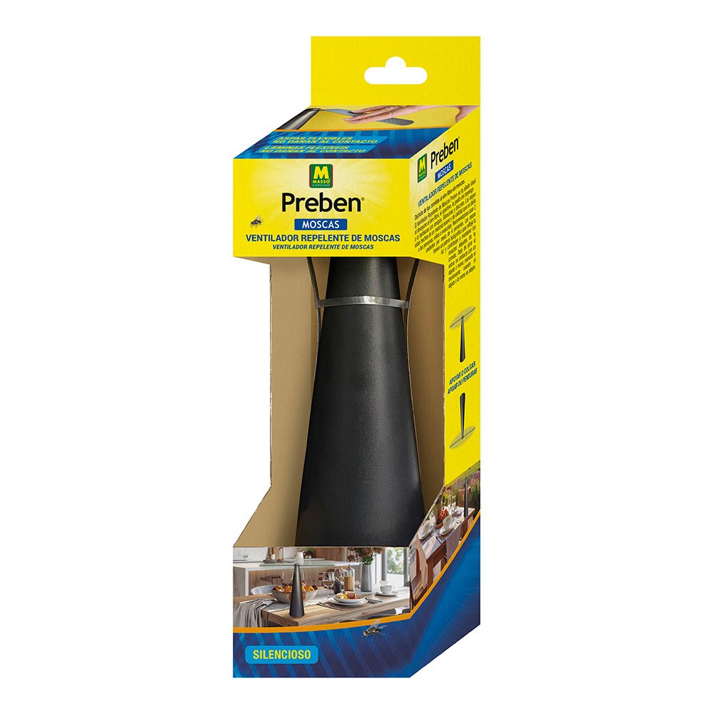 Ventilador repelente de moscas preben