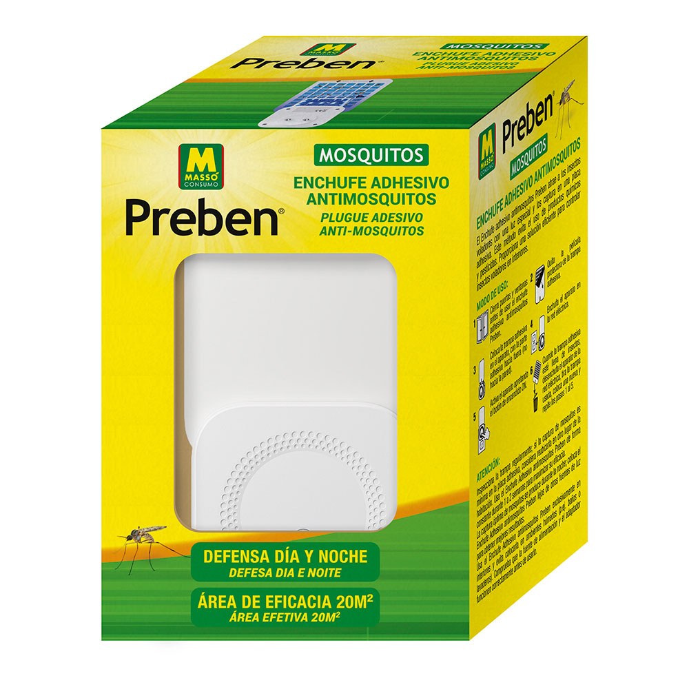 Enchufe antimosquitos con trampa adhesiva, 20 m²