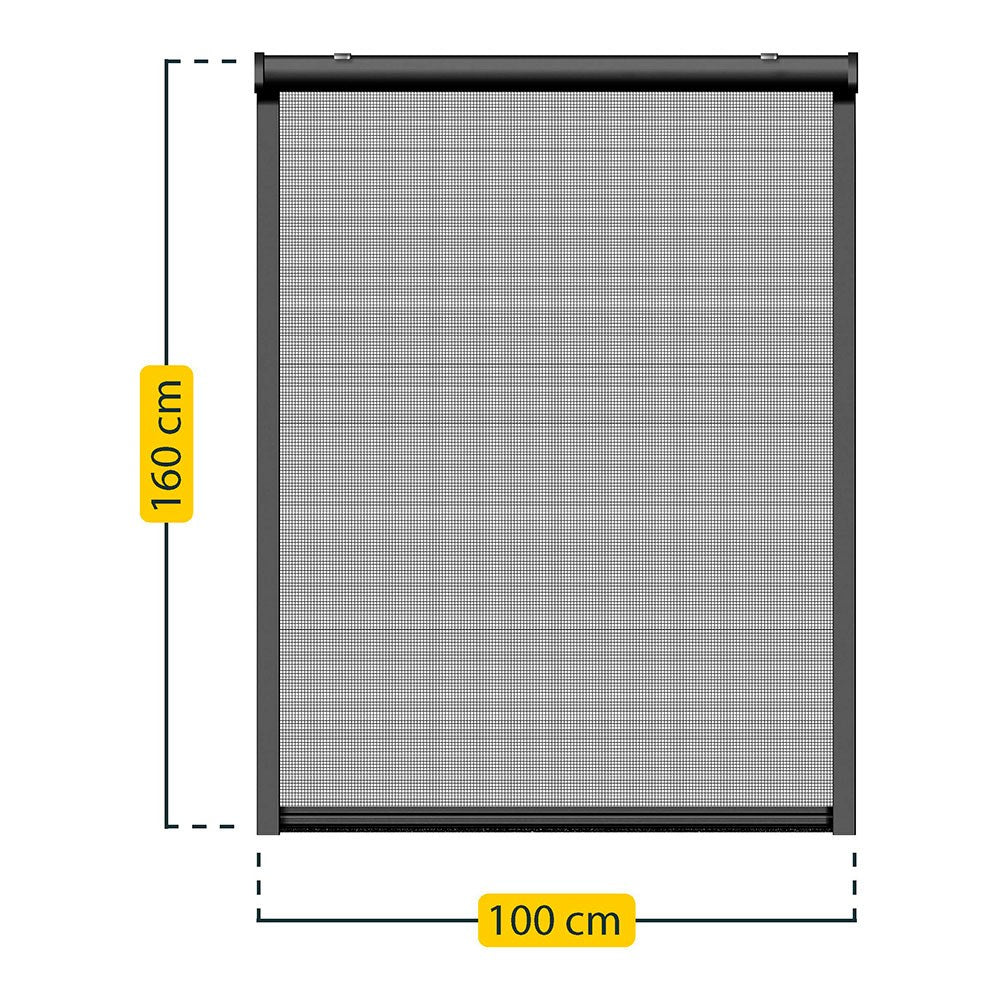 Mosquitera enrollable, antracita, 100 x 160 cm
