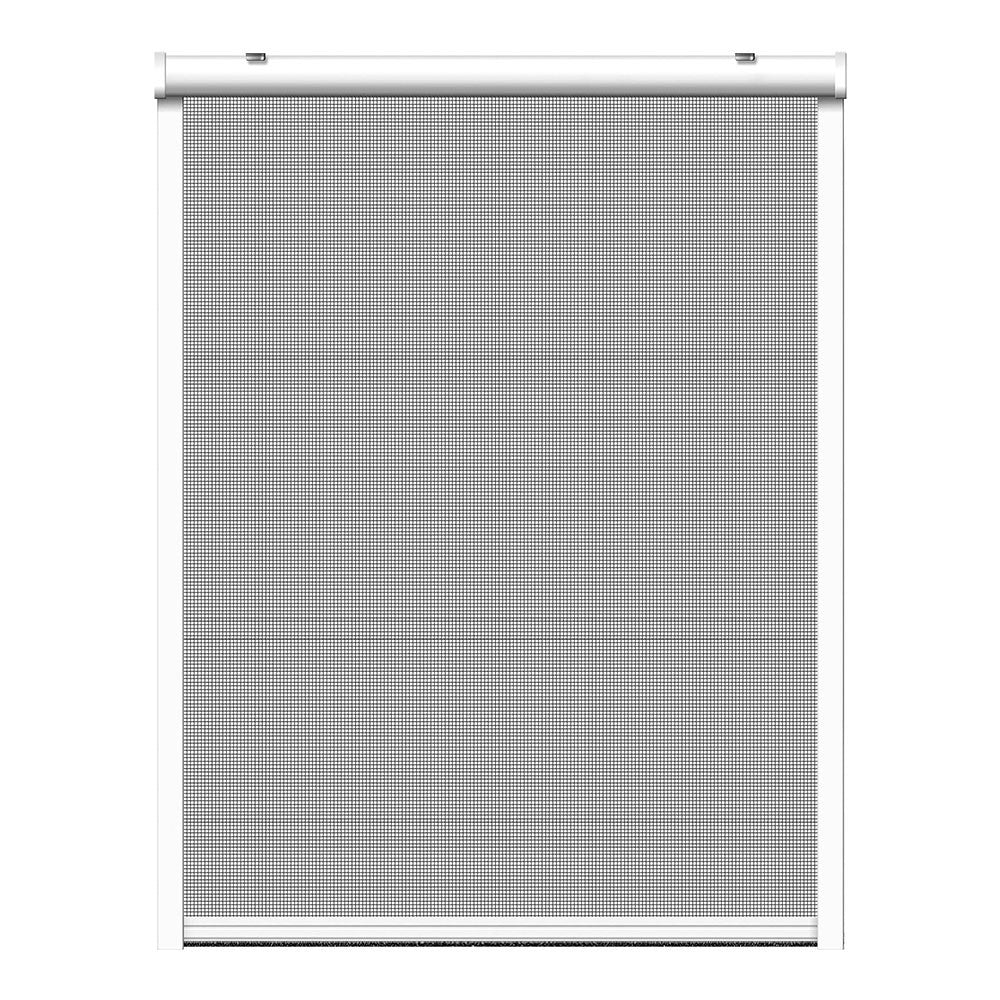 Mosquitera enrollable, blanca, 160 x 160 cm