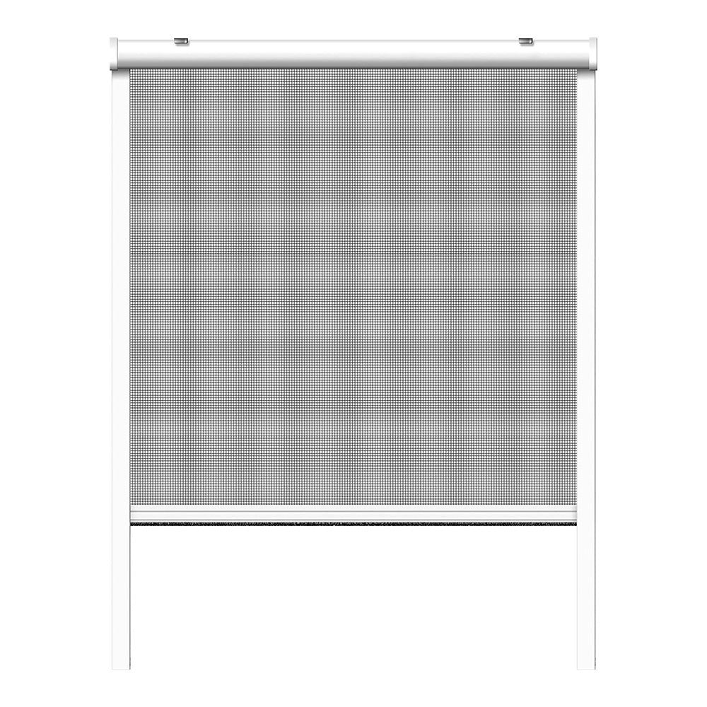 Mosquitera enrollable, blanca, 160 x 160 cm