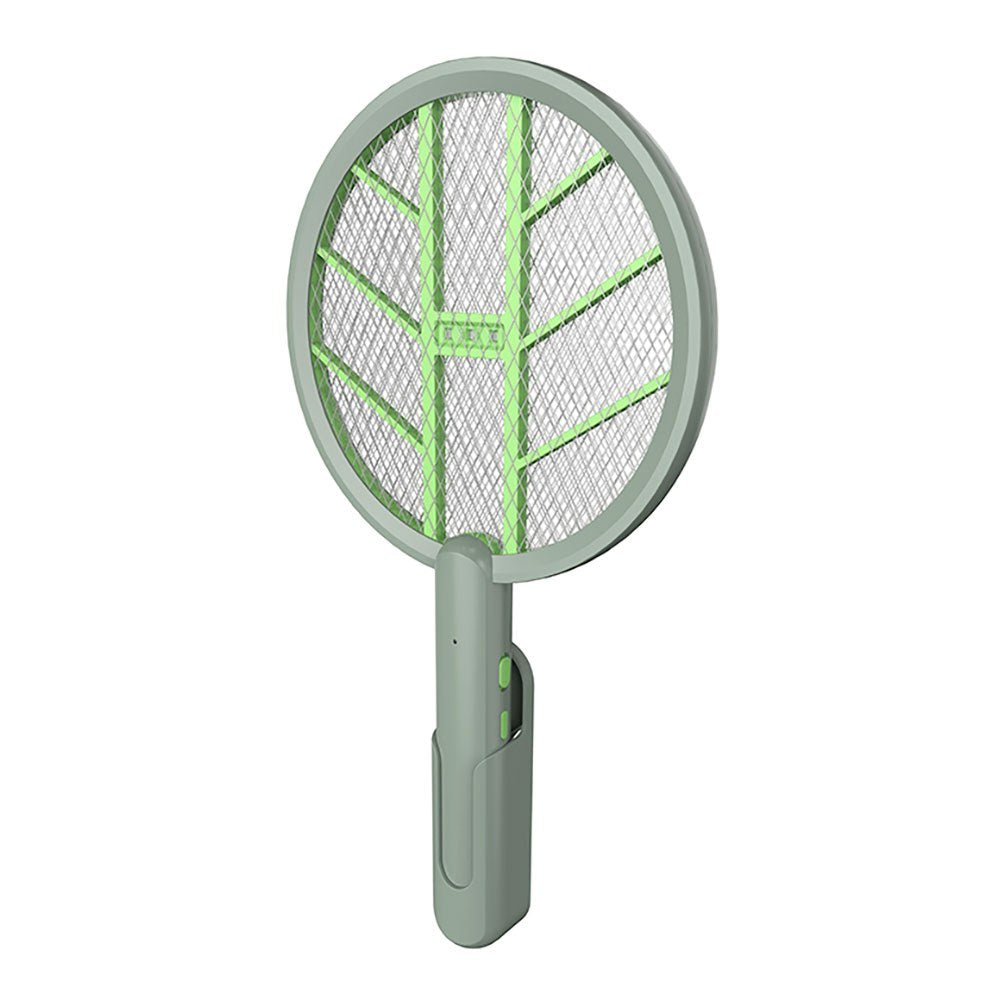 Raqueta mata mosquitos 30 m², recargable, con base, 23 x 3 x 43,3 cm