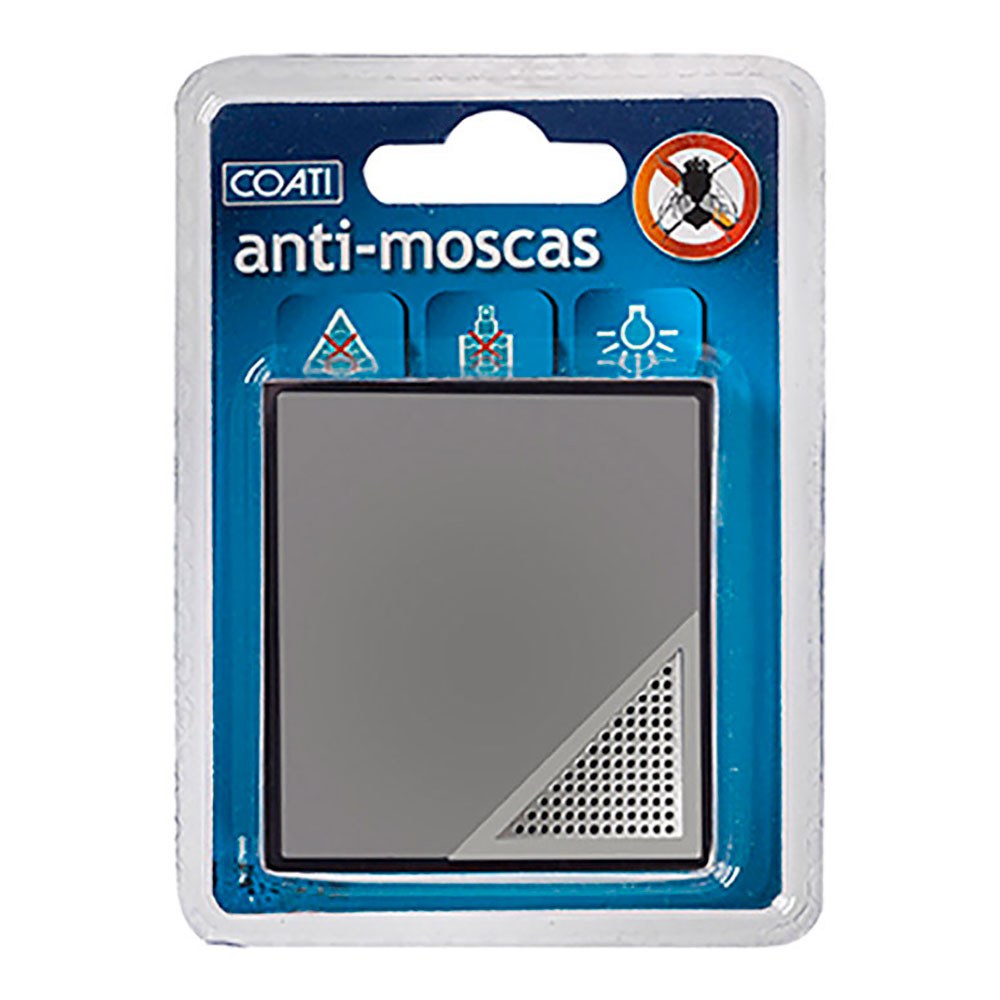 Repele moscas ultrasonidos 0,4 w, cobertura 25 m², gris