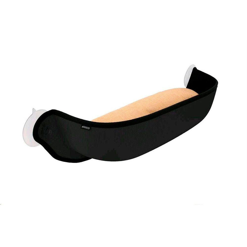 Cama para gatos con ventosas para ventana color negro 65 x 18 x 25 cm