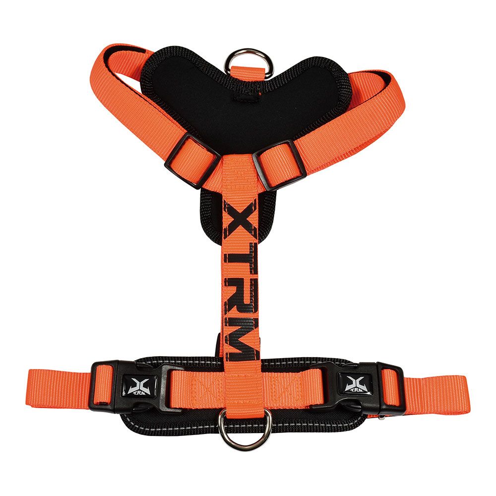 Arnés x-trm cronos neon flash naranja, t-s 15 mm x 35-60 cm