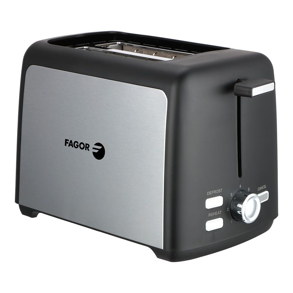 Tostador toastpro 2 ranuras 800 w