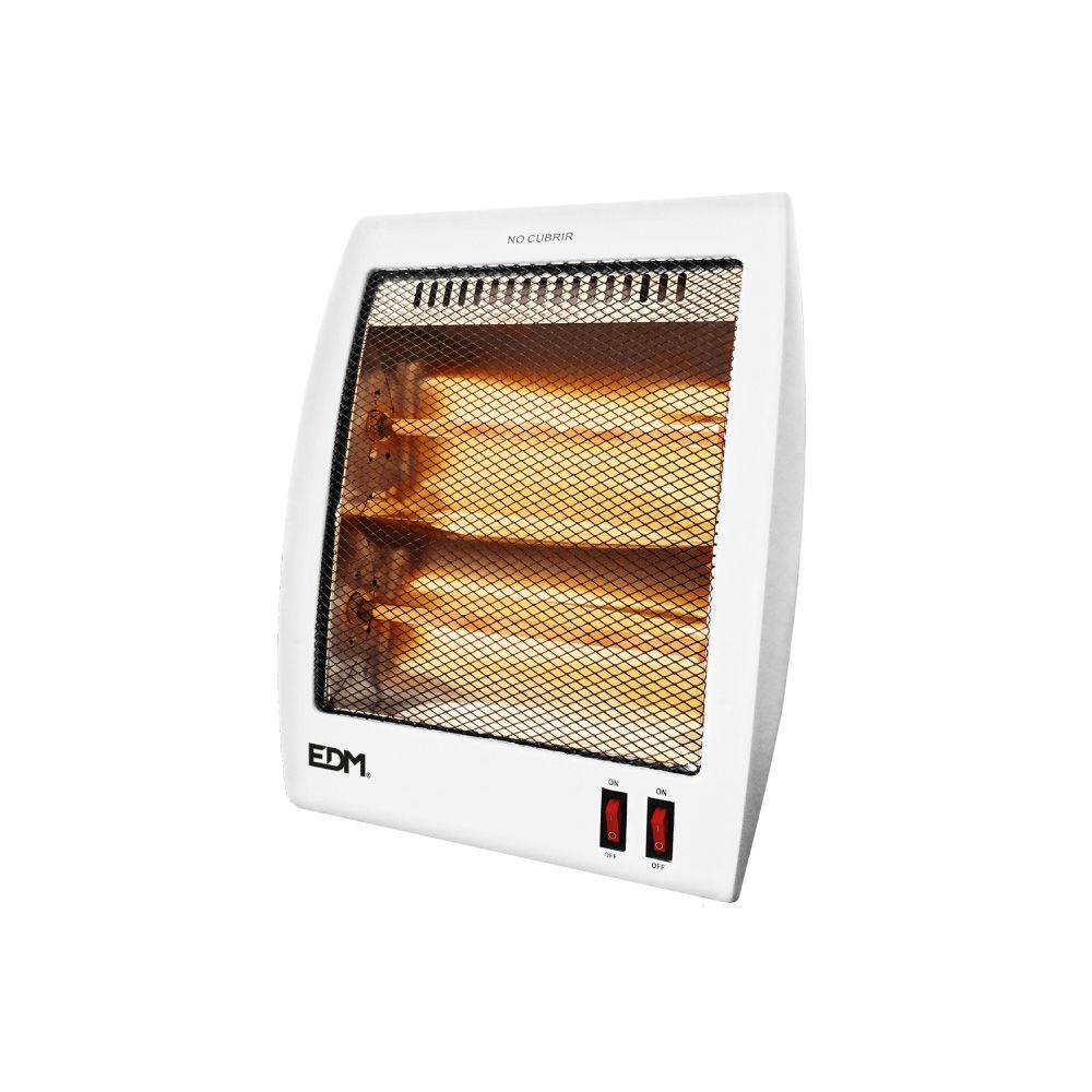 Estufa de cuarzo 400 / 800 w modelo plano anti - vuelco