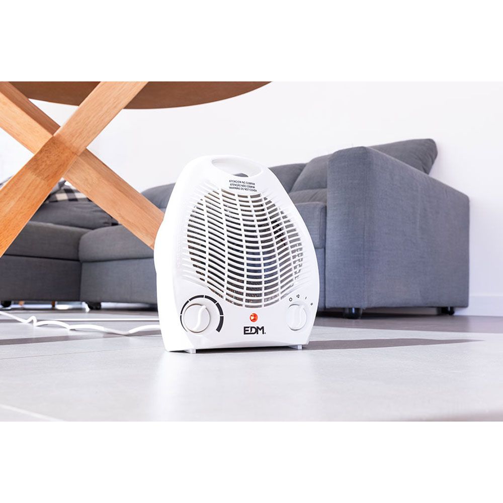 Calefactor compacto 1000 - 2000 w blanco